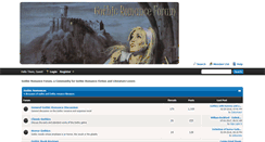 Desktop Screenshot of gothicromanceforum.com